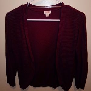 Plum cardi